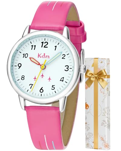 Imagen de KDM Reloj Niño Niña Reloj Tiempo de Aprender Impermeable Relojes de Pulsera Analógico Deportivos de Cuarzo Reloj Infantil Time Teacher