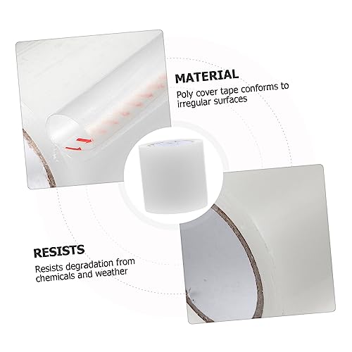NUOBESTY fita adesiva fita de filme de efeito estufa politúnel fita UV fita transparente reparar fit
