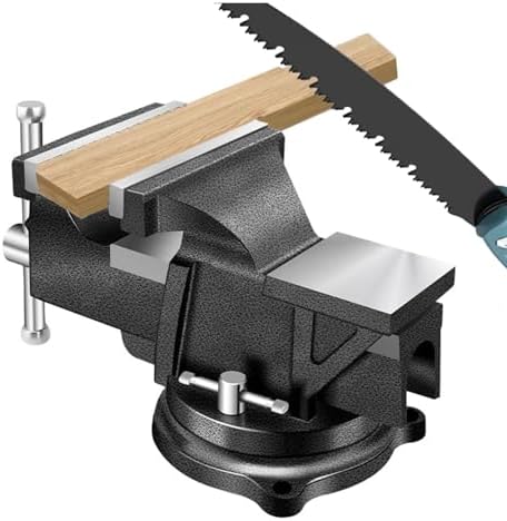 Heavy-Duty Universal Workbench Vise for DIY Projects, Crafts & Repairs - Durable Material Clamping Tool for Home Workshops and Hobbyists