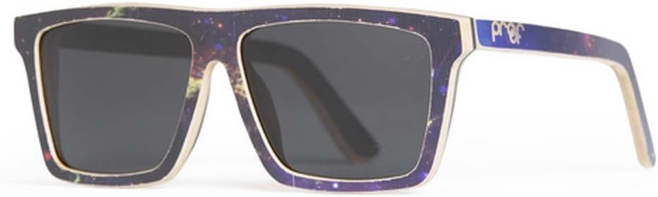 Proof Eyewear Unisex Cosmo Galaxy Skate Wood Sunglasses Handcrafted Water Resistant