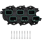 Engine Lower Intake Manifold with Gasket Compatible with 2011-2018 Jeep Grand Cherokee Wrangler Dodge Journey Grand Caravan Charger Chrysler Town & Country Ram 1500 V6 3.6L, Replaces# 05184199AF