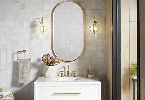 Image of Kohler 27262-SC01-BVL Purist Bathroom Vanity Fixture, Wall Sconce Lighting, UL Listed, 1, Vibrant Brushed Bronze