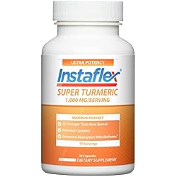 Instaflex Super Turmeric - 1000mg Turmeric Curcumin with BioPerine, Black Pepper Extract, 95% Curcuminoids, 30 Count