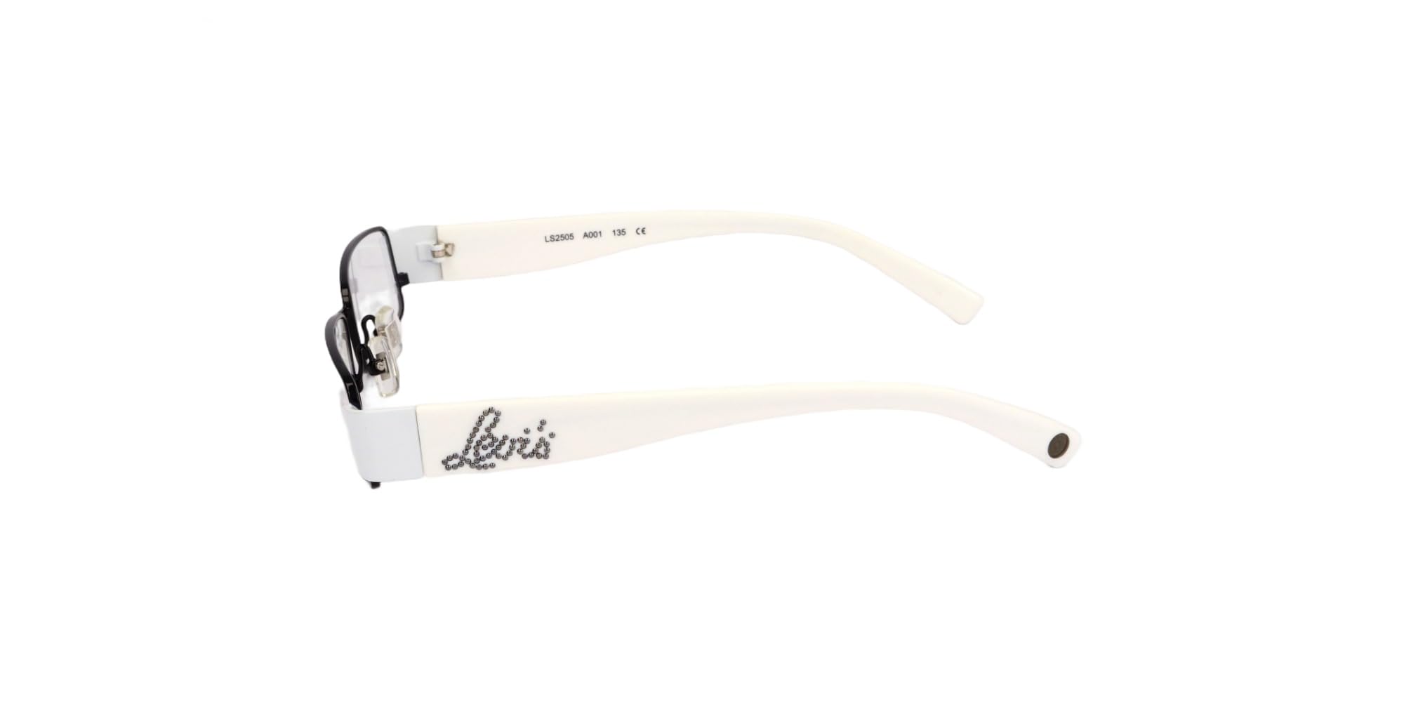 Levis LS2505 Rama okularów 001 NERO/BIANCO 53/16/ Kobieta