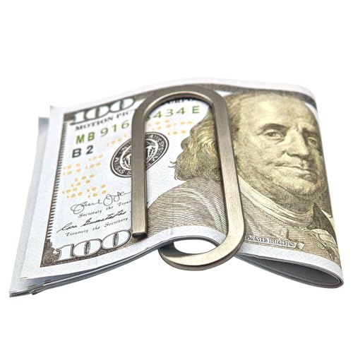 2 pack Paperclip Stainless Steel Money Clip Handiness Cash Metal Credit Card Holder Minimalist Front Pocket Wallet Men's Gift3