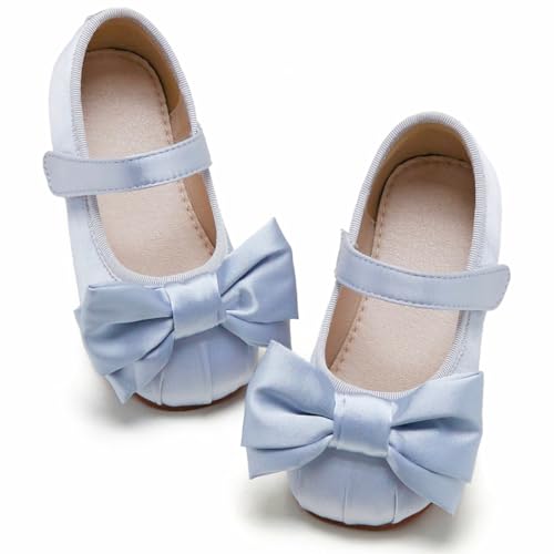 Image of GINFIVE Toddler Girls Dress Shoes Little Girls Mary Janes Ballerina Flats Shoes Toddler