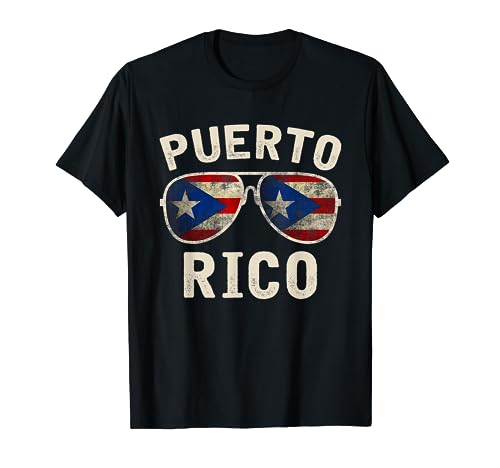 Bandera vintage de Puerto Rico para hombres, mujeres, niños y familia Camiseta
