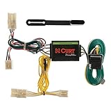 CURT 55307 Vehicle-Side Custom 4-Pin Trailer Wiring Harness, Fits Select Toyota RAV4