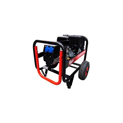 Campeon – del relé térmico GK 4500 m – 3 800 W – Motor 4 tiempos Kohler ch-270 – 8185 C – Campeon