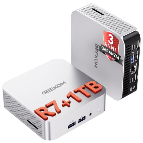 GEEKOM A6 Mini PC [Acquisto per Aziende]con AMD Ryzen 7 6800H
