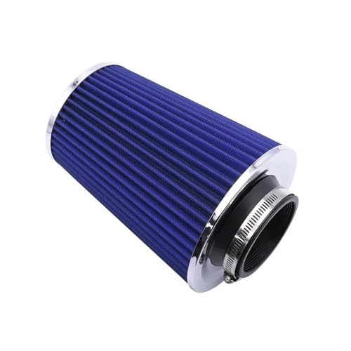 Filtre à air conique moto avec pince réglable universelle 76 89 101 mm