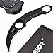 WITHARMOUR Karambit Knife, 8.5" Fixed Blade Karambit Knife, Hiking Camping Knife, Single Bladed 440C Stainless Steel with Kydex Sheath and G-10 Handle for Outdoor Activities