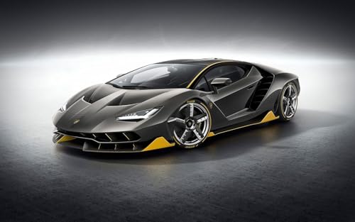 Image of Lamborghini Alloy Toy Car Model Diecasts Metal Toy with Sound /Light /Pull-Back Off-Road Vehicles Car Model Collection Kids Toys Gift Multicolor Pack of 1 (1:32 Centenario LP770)