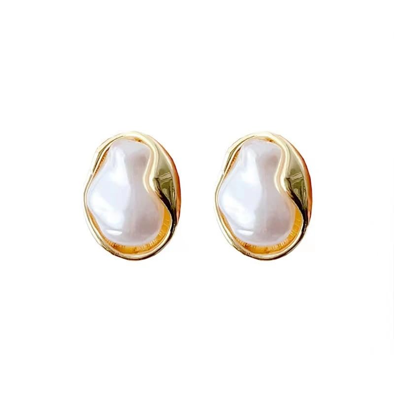 See full amazon price history chart for El Regalo Classic Baroque Faux Pearl Stud Earrings, Elegant French Style, Irregular Pearl Stud Earrings- Elegant Vintage Style Irregular Geometric Faux Pearl Stud Earrings (Abstract Golden Pearl) El Regalo Classic Baroque Faux Pearl Stud Earrings, Elegant French Style, Irregular Pearl Stud Earrings- Elegant Vintage Style Irregular Geometric Faux Pearl Stud Earrings (Abstract Golden Pearl) (B0D5V68D8V) Amazon Price History, Amazon Price Tracker