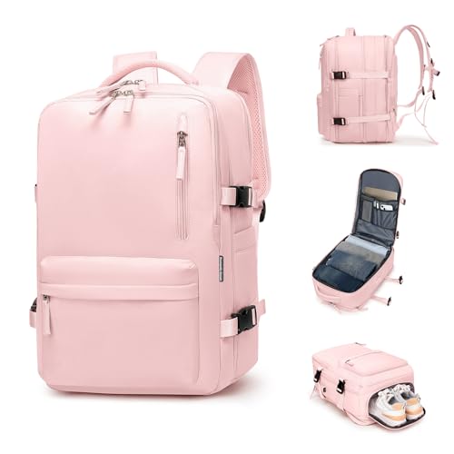 Romantic Crown Mochila Feminino Masculino Viagem Expansível para Notebook