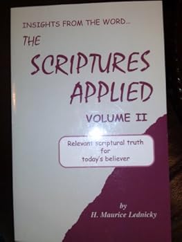 Paperback The Sciptures Applied Volume 2 Book