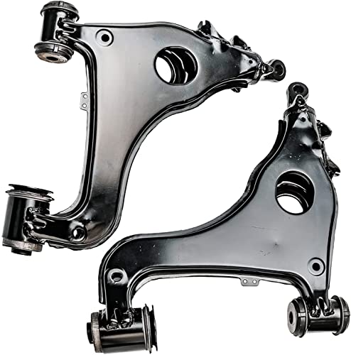 Image of Detroit Axle - RWD Front End Suspension Kit for Mercedes-Benz E320 E420 E430 E55 AMG, Upper Control Arms Ball Joints Lower Control Arms Lower Ball Joints Sway Bars Tie Rods Boots Replacement - 14pc Se