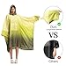 NUUR Rain Poncho for Women Adults Unisex Hooded Zipper Raincoat Waterproof Reusable Hiking Rain Coat with Pockets MGGR