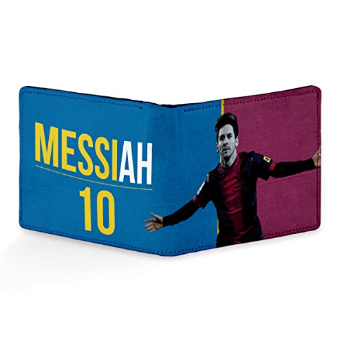 Lionel Messi Artwork Printed Pu Leather Wallet for Men's/Boy's, Messiah Action, Casual4