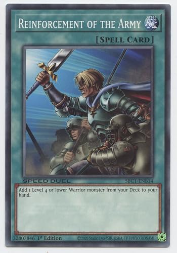 YU-GI-OH! Refuerzo del ejército - SBC1-ENB14 - Común - 1ª edición