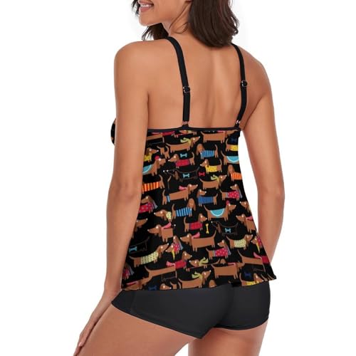 Tankini con pantalones cortos para mujer que buscan máxima comodidad 4