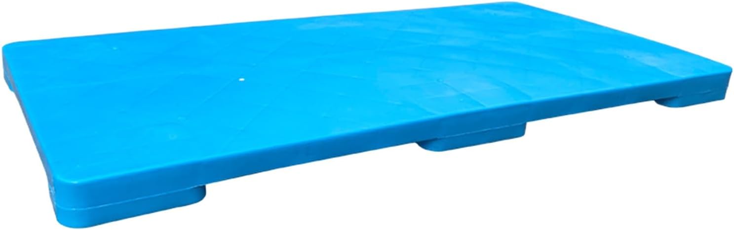 Plastic Pallets for Sales Display, Lightweight Pallets for Basement Storage, Polyethylene Pallet Pads for Pallets, Plastic Tray Board for Garden,Blue-100x60x5cm-4pcs