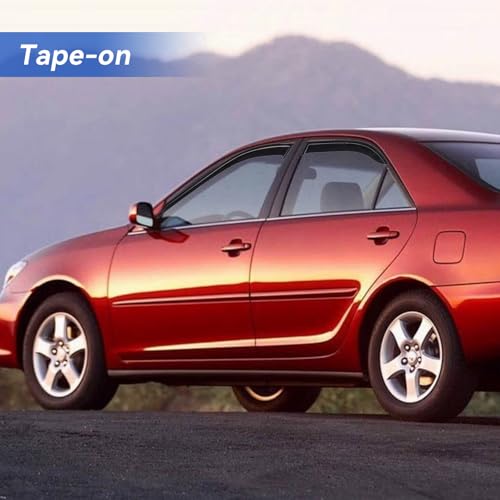 Image of Window Visors Rain Guards Shield for 2002-2006 Toyota Camry, Out-Channel Window Vent Wind Deflectors Visors Shades for 02-06 Camry