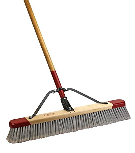 Harper Brush 2224A 24" Fine Debris Push Broom With 60" Handle (1)
