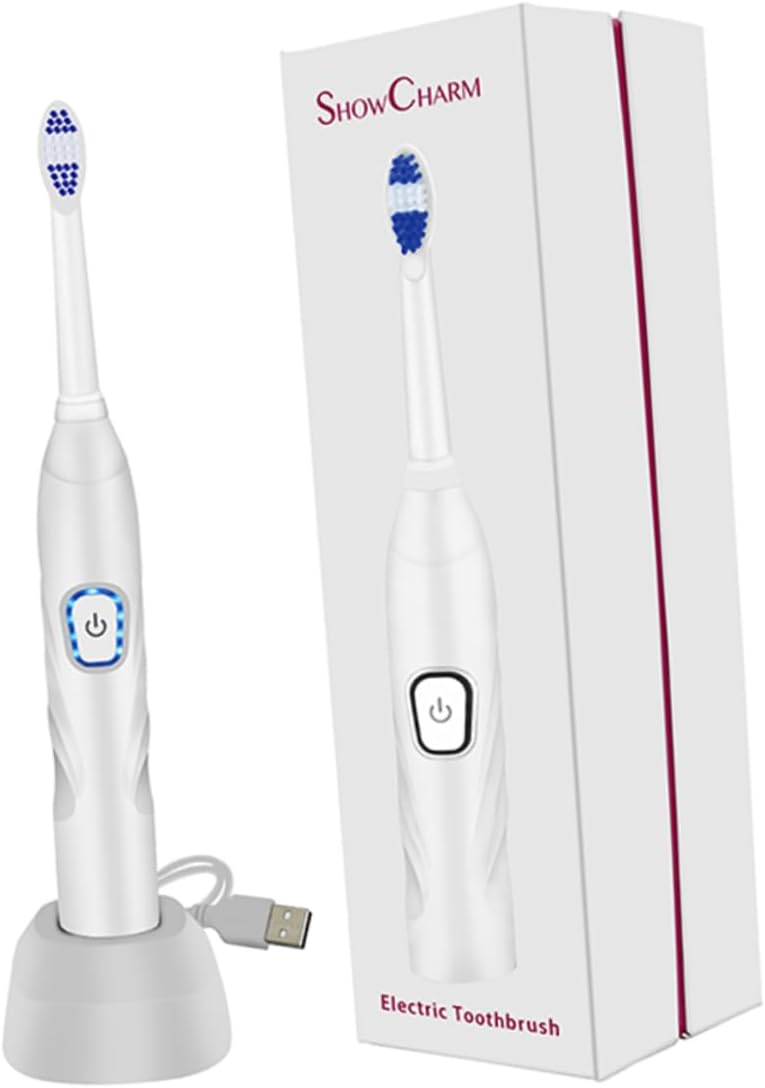 1set Boy Girl USB Charging Electric Toothbrush Vibration Brush Cleaning Modes Timer Soft Bristles for Boys and Girls for Home