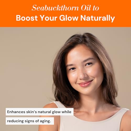 Image of Seabuckthorn Oil 30ml | Pure Cold-Pressed Seabuckthorn Oil for Glowing Skin, Anti-Ageing, Acne Care, Moisturising, Vitamin Rich Face & Hair Nourishment, Natural Repair