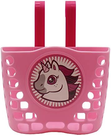 YL traV Bike Basket Kids Bicycle Trike Scooter Balance Bike Basket (Pink)