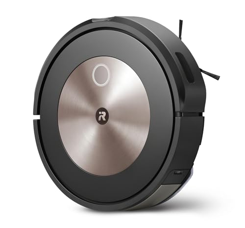 iRobot Roomba Combo j5 Robot Aspirador y friegasuelos, Sensores detección Suciedad, Ideal Mascotas, Mapeo avanzado, Detecta y Evita Objetos, Recarga y reanuda el Trabajo, Control por Voz y App