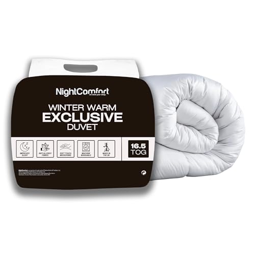 Night Comfort Exclusive Collection 16.5 TOG Winter Warm Duvet Super Soft Touch Cover Double