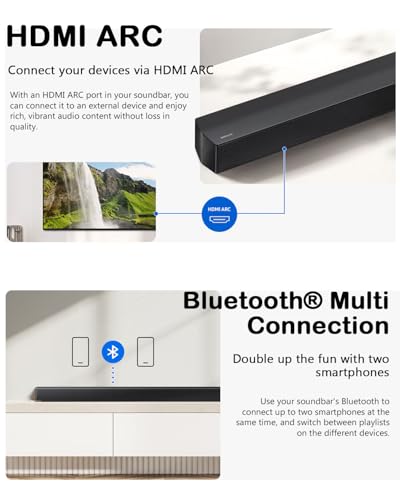 Samsung 3.1ch Soundbar, HW-B650F, with Wireless Subwoofer, Dolby Audio/DTS Virtual:X, Q-Symphony, HDMI ARC for TV Home Theater Surround Sound - Image 6