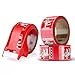 Magictodoor Fragile Tape for Safe Moving and Shipping,Cute Design and Free Dispenser | 1.78 Inch Width x 60 Yards, Durable Packaging Tape for Boxes, Ideal for Mailing and Storage