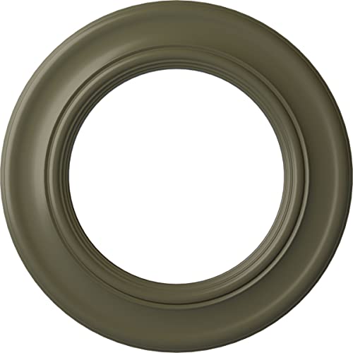 Ekena Millwork CM20HOPTF Holmdel Ceiling Medallion, 20 7/8 OD x 12 7/8 ID x 1" P, Painted Turtle