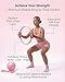 Pilates Equipment Kit for Home Workout, Pilates Kit, Pilates Ring Set, Pilates Ball, Adjustable Ankle And Wrist Weights, Resistance Bands, Grip Socks, Instruction Guides, Women Essentials Starter Set