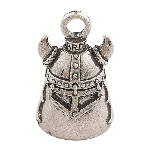 Image of Guardian Bell Good Luck Bell w /Keyring & Black Velvet Bag | Motorcycle Bell | Lead-Free Pewter | Made in USA