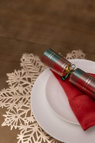 Marco Paul Gold Snowflake Placemats And Coaster Sets 12pc - Hard Wearing PVC Vinyl Gold Christmas Place Mats For Table - Easy Clean Christmas Place Mats Set Of 6 For Home Restaurant Dining Table Mat - Cosy Home Interiors Marco Paul Gold Snowflake Placemats And Coaster Sets 12pc - Hard Wearing PVC Vinyl Gold Christmas Place Mats For Table - Easy Clean Christmas Place Mats Set Of 6 For Home Restaurant Dining Table Mat - Image 5