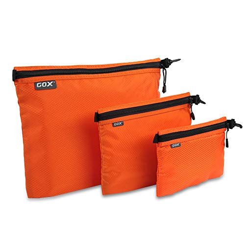 GOX 3 Pack Travel Toiletry Bag for Men Carry On