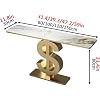 Modern Entryway Table, Console Tables for Entryway, Living Room, Foyer, Hallway(Black#D,100 * 30 * 80cm)