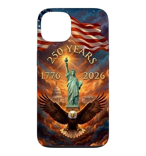 250 Years America Anniversary 250th Birthday 1776 2026 Case for iPhone 13