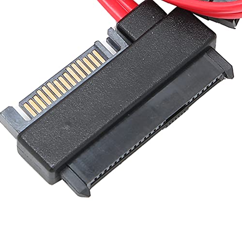 Cable Adaptador SAS a SATA 0.5 m 29Pin a 7Pin con puerto de energía SATA 15Pin miniatura 5