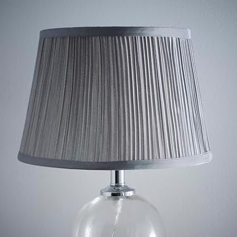K LIVING Traditional Mushroom Light Shade in Grey Cover