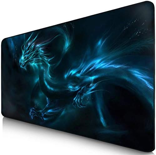 SIDORENKO Gaming Mouse Pad I Mouse Mat 350 x 260 mm I Fringe-free edges I Special surface improves speed and precision I Non-slip I black