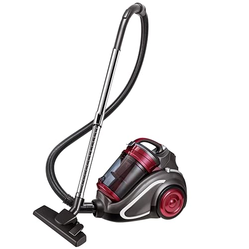 OZEANOS Staubsauger ohne Beutel, Zylinder-Staubsauger, Leistungsstark, Kompakt und Leicht, für...