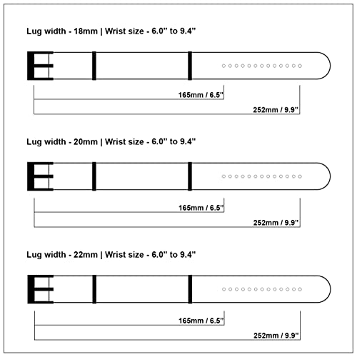 Image of WAMD Seat Belt NATO Watch Straps /Bands - 18mm,20mm,22mm and 24mm Nylon Watch Straps for Watches - Multicolour Options