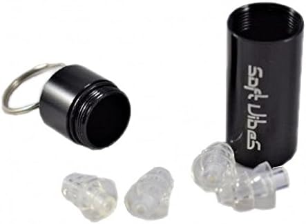 2 Sets of Reusable High Fidelity Earplugs - Designed for Music Festivals, Concerts, and Motorcycles (Triple Layer 28dB Reduction)