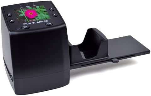 Slide & Negative Film Scanner with 2.4" TFT LCD Viewscreen & USB 2.0, SD/MMC Card Slot (Black)