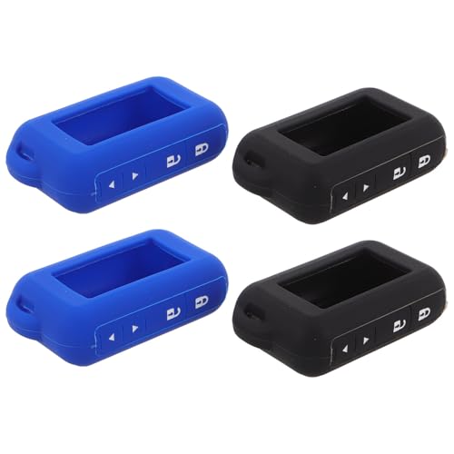 4 fundas de silicona para llave Starline carcasas protectoras negras anti golpes
